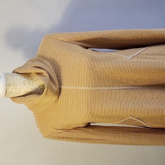 Anthropologie Maeve Marigold White Flared Sleeve Cowl Neck Tunic Top Size XS - Picture 9 of 13